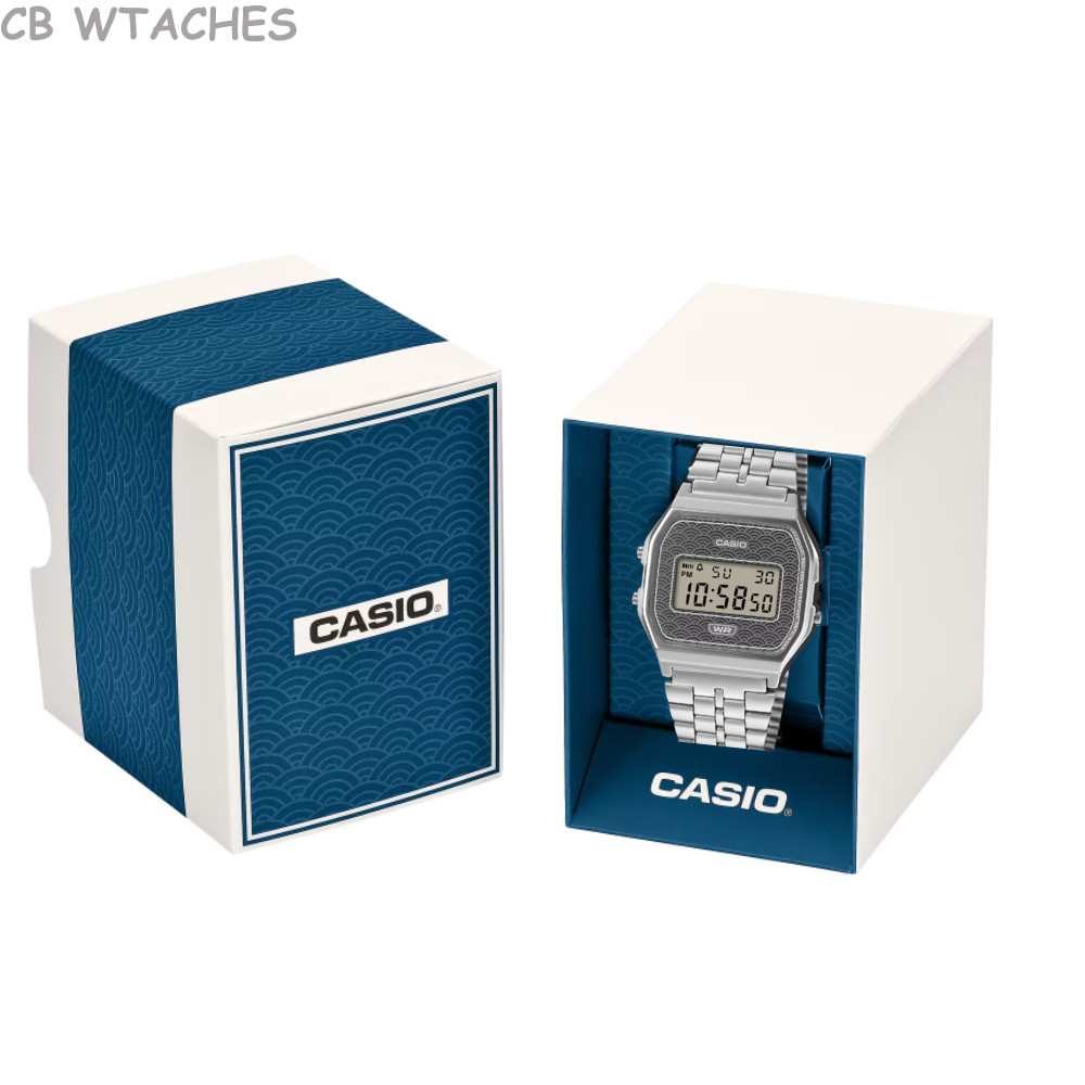 CASIO CLASSIC Series A159WEVJ-7 Made in Japan NEW Traditional Japanese pattern