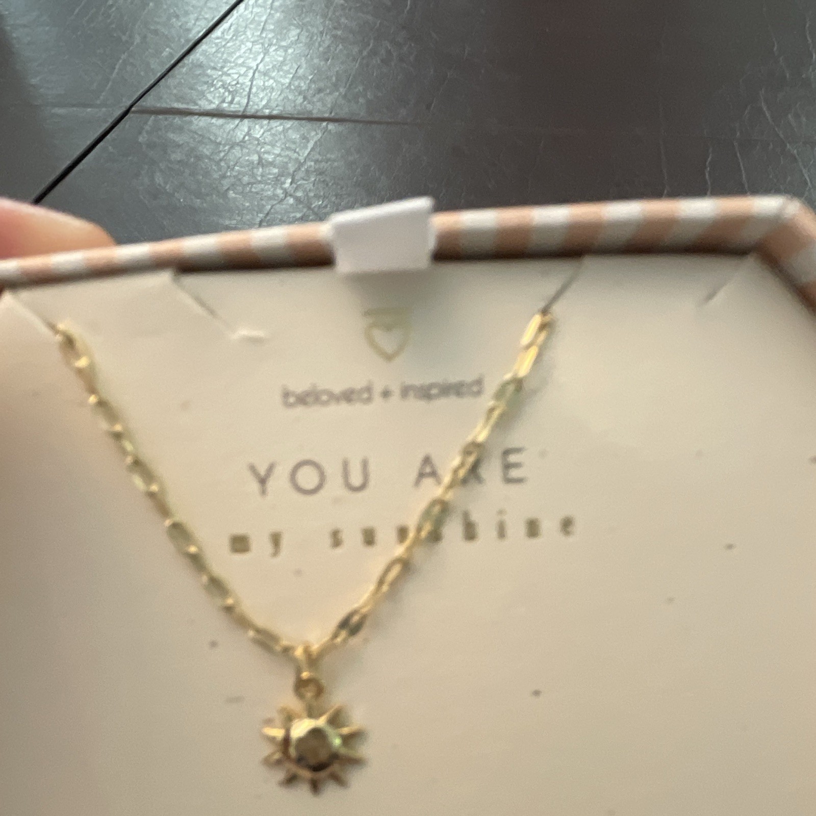 beloved + inspired “You Are My Sunshine” 14K Gold Dipped Star Charm Necklace