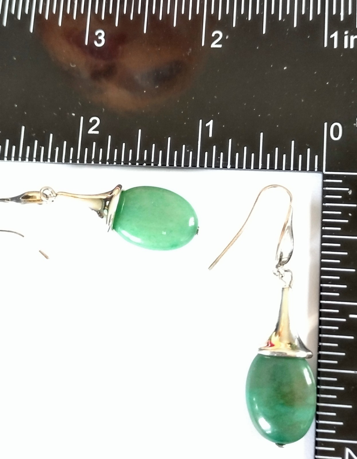 RLM Robert Lee Morris Sterling Turquoise Dangle Earrings 2″ 10g Hook or LeveBack