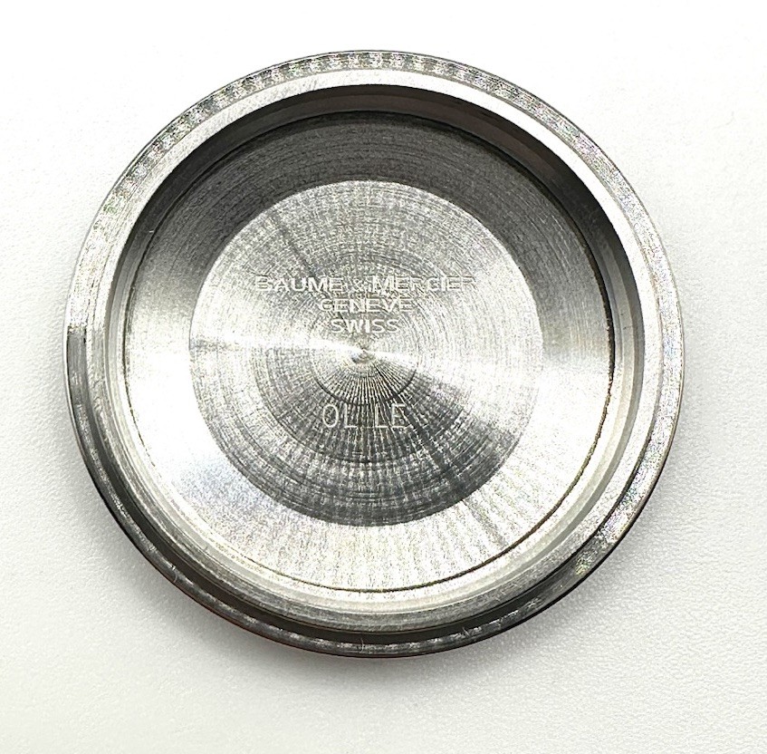 Preowned Baume & Mercier Riviera Chrono 65541 S/S Screwdown Case Back Cover