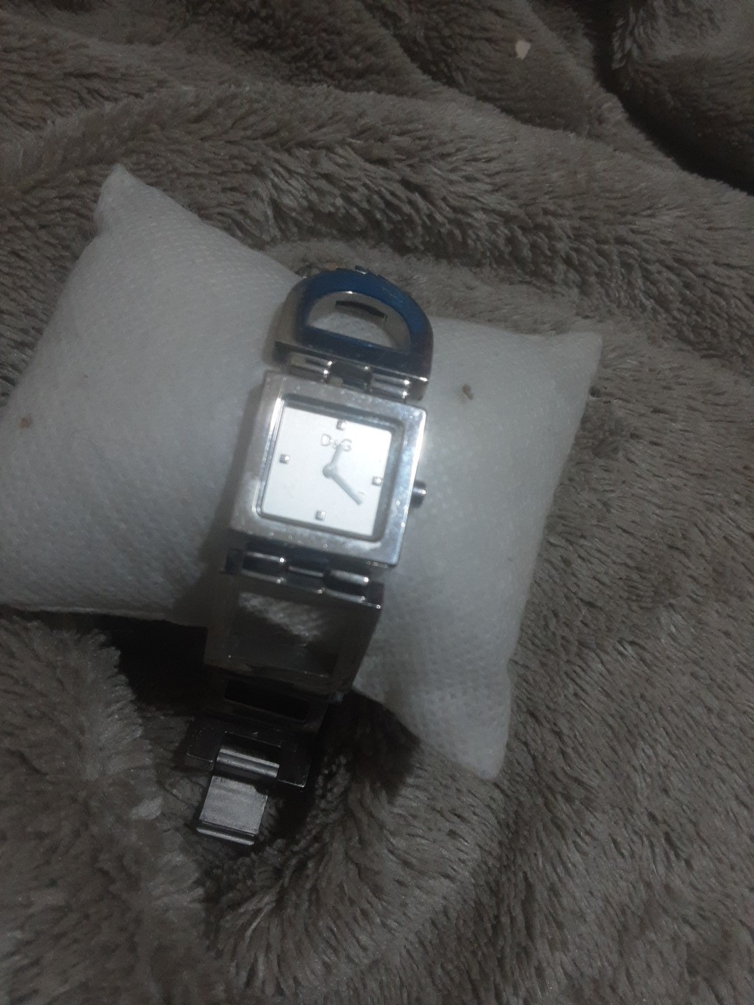2024 D&G Stainless Steel Watch 20×22mm Working New Battery No Box 17cm