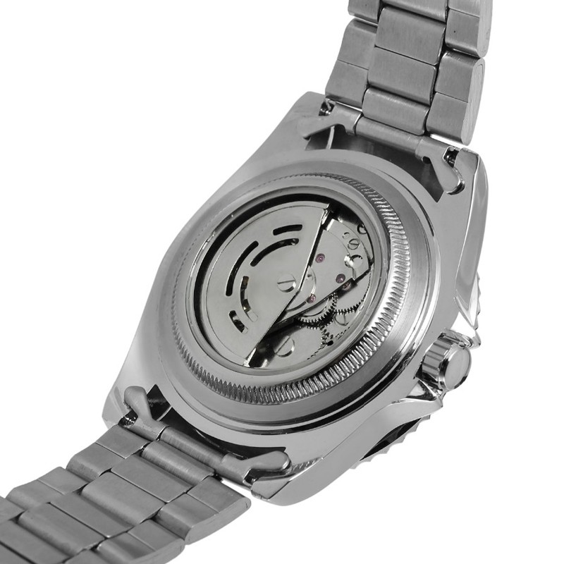 Luxury Automatic Mechanical Watches Stainless Steel Luminous Business Mens Watch