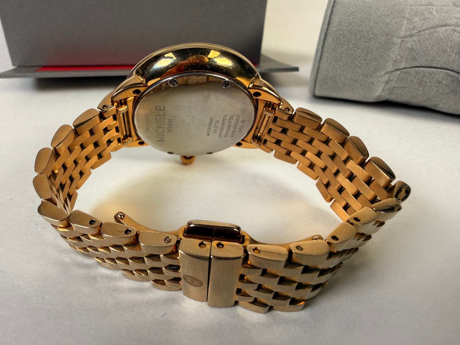 MICHELE Serein Mid 36mm Diamond Women’s Watch MW21B01B0963 • Extraordinary