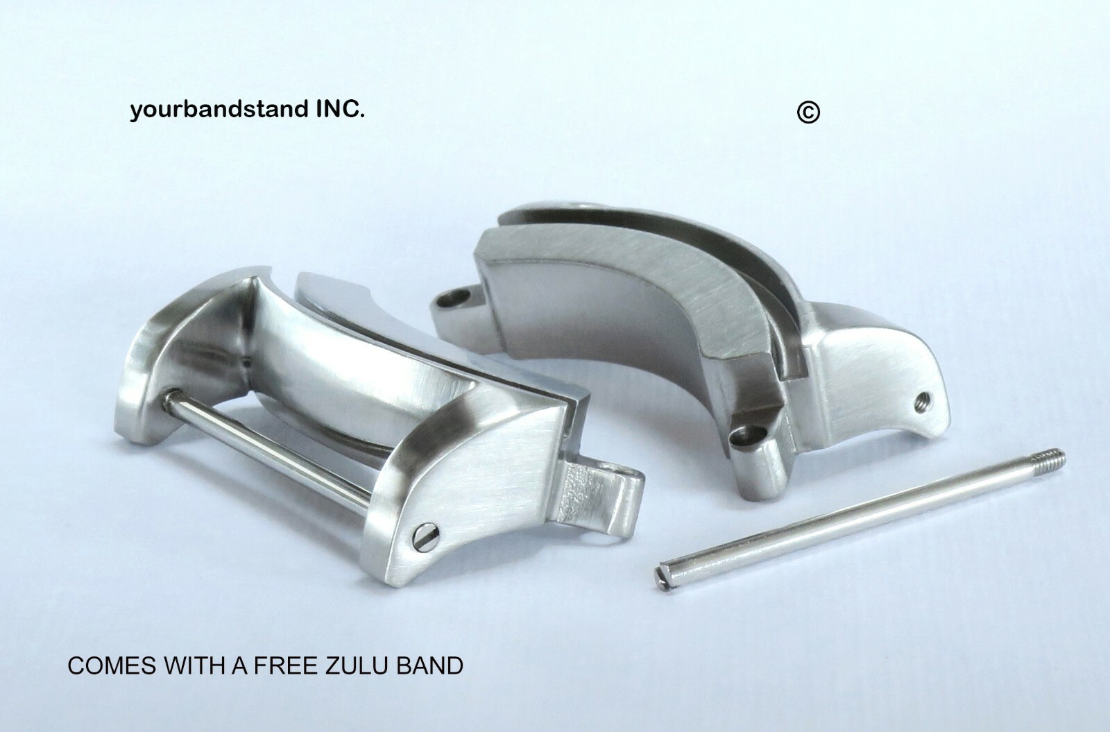 Silver brushed Finish adapter Citizen Ecozilla Autozilla Eco Zilla Fits BJ8050
