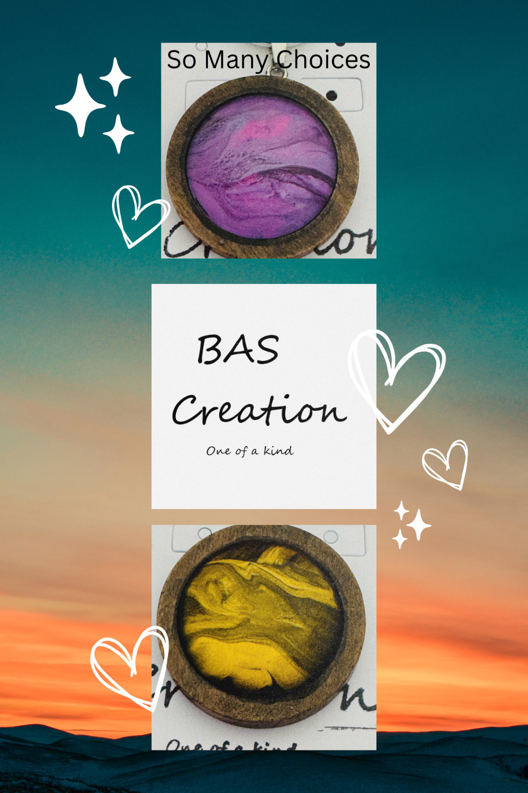 Cabochon Keychain One of a kind Hand-Painted by a local Ozark artist — Me