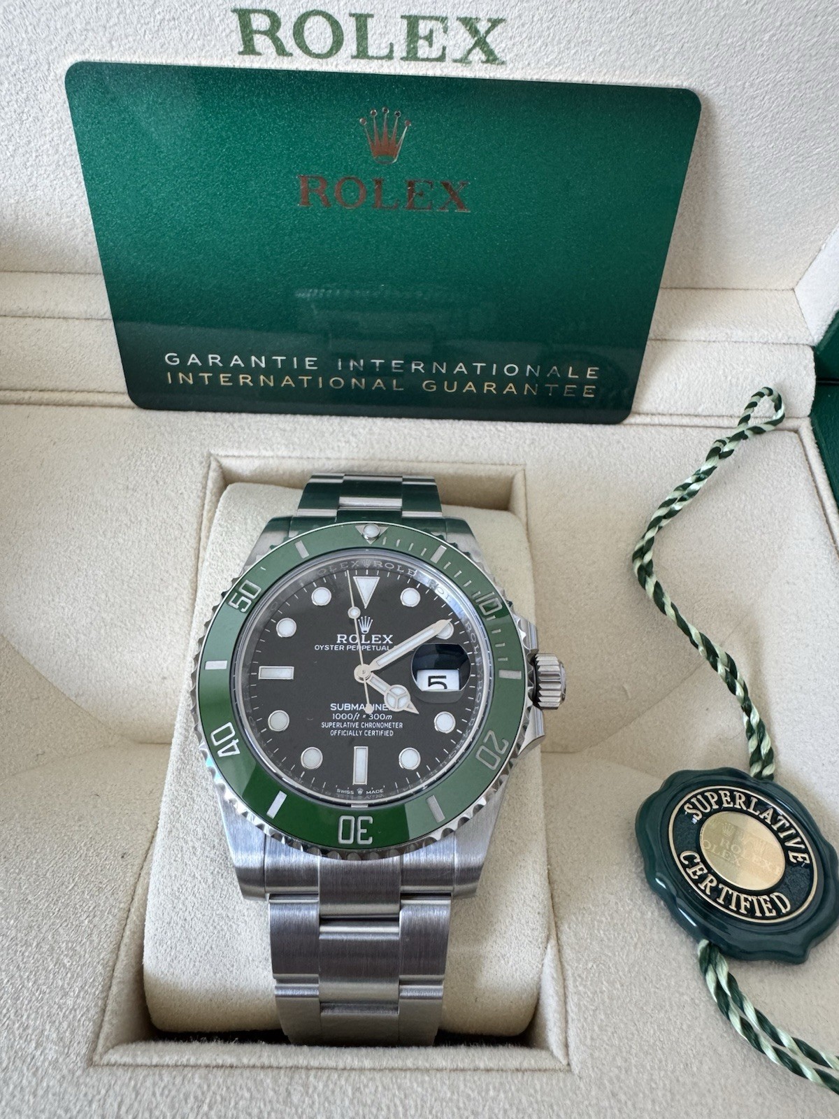2024 Rolex Submariner Date 126610LV “Starbucks 41mm Green Bezel Black Dial