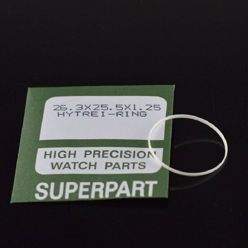 98Pcs 1.25mm Assorted Waterproof I-Ring Gasket For 1.5mm Thick Round Watch Glass