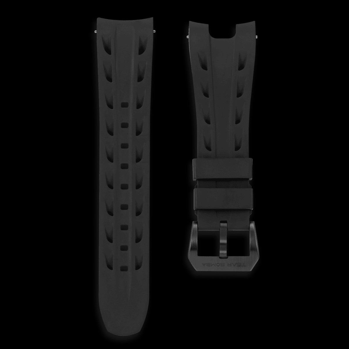 TSAR BOMBA Reactor Series Interchangeable Fluororubber Black Classic Strap
