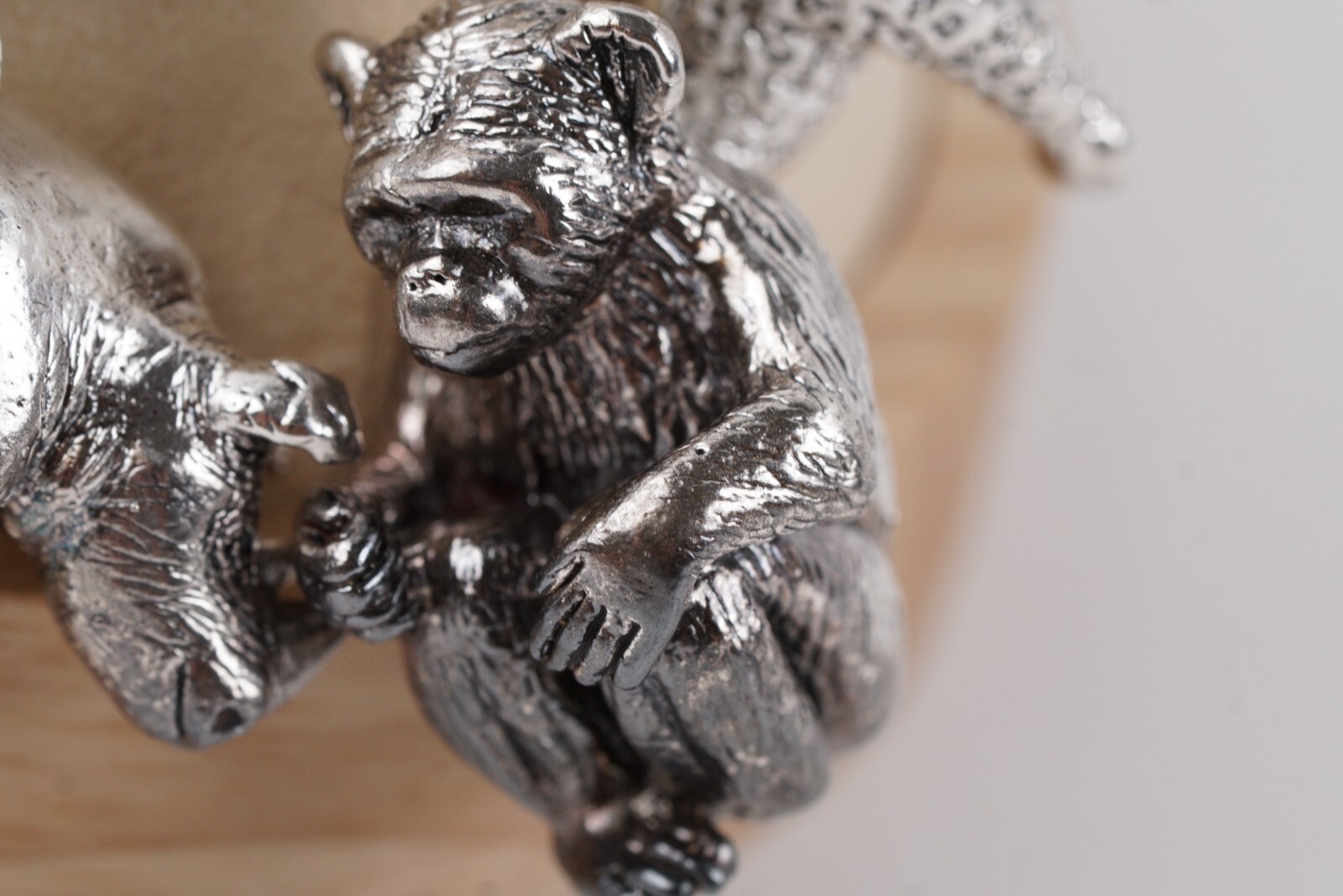 Susan Cummings Endangered Species African Animal Sterling Silver CharmBracelet