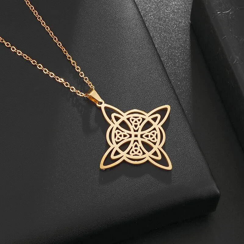 Mobius Pendant Necklace Silver Tone Twisted Geometric Charm Chain Jewelry