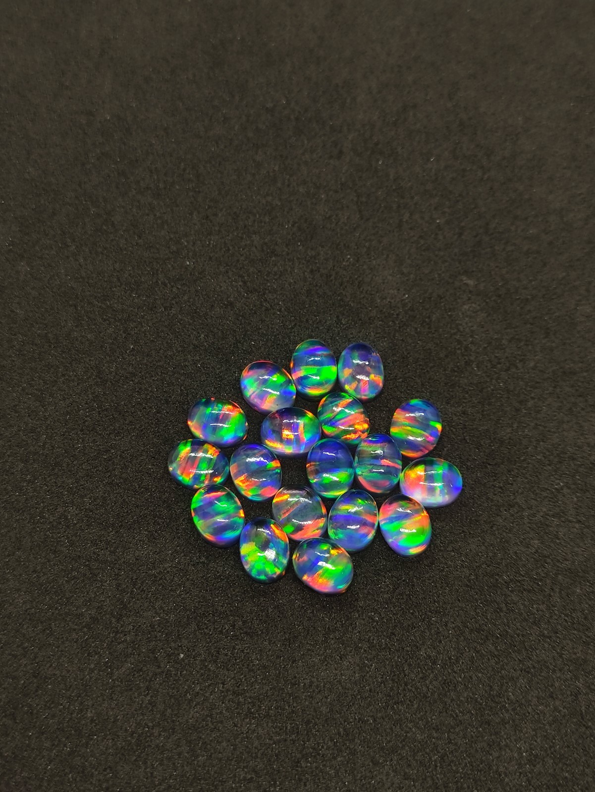 Brilliant Oval Opal & Quartz Fire Doublets – Size as Per Variation