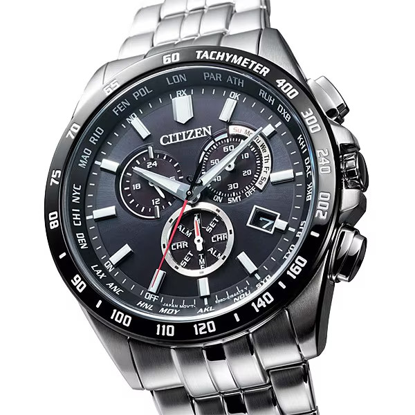 CITIZEN COLLECTION CB5874-90E Eco-Drive Radio Chronograph Men’s Watch