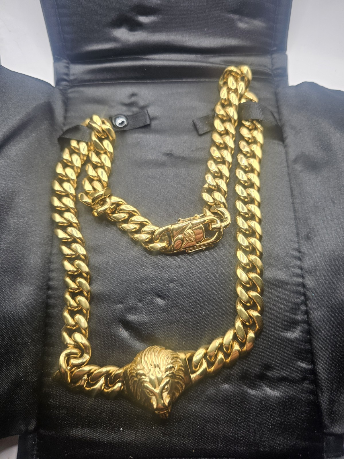 Daniel Steiger Golden Lionheart Necklace