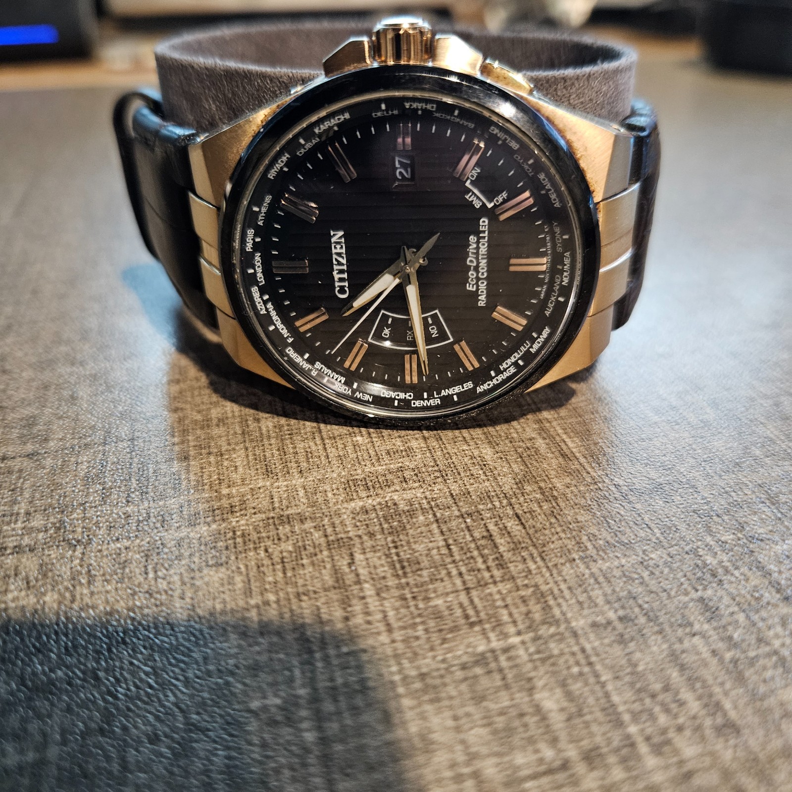 H145-S113971 CITIZEN ECO-DRIVE RADIO CONTROLLED WATCH