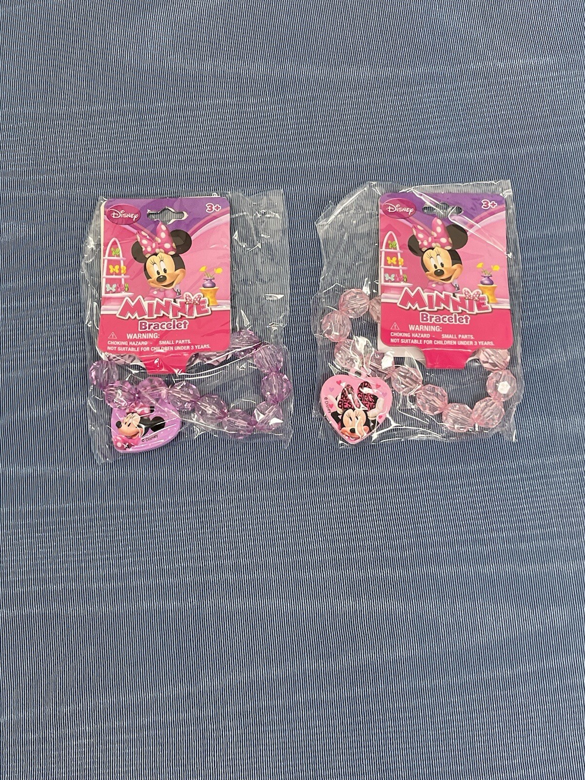 Amscan Disney Minnie Mouse Bead Bracelet Kids Accessories New