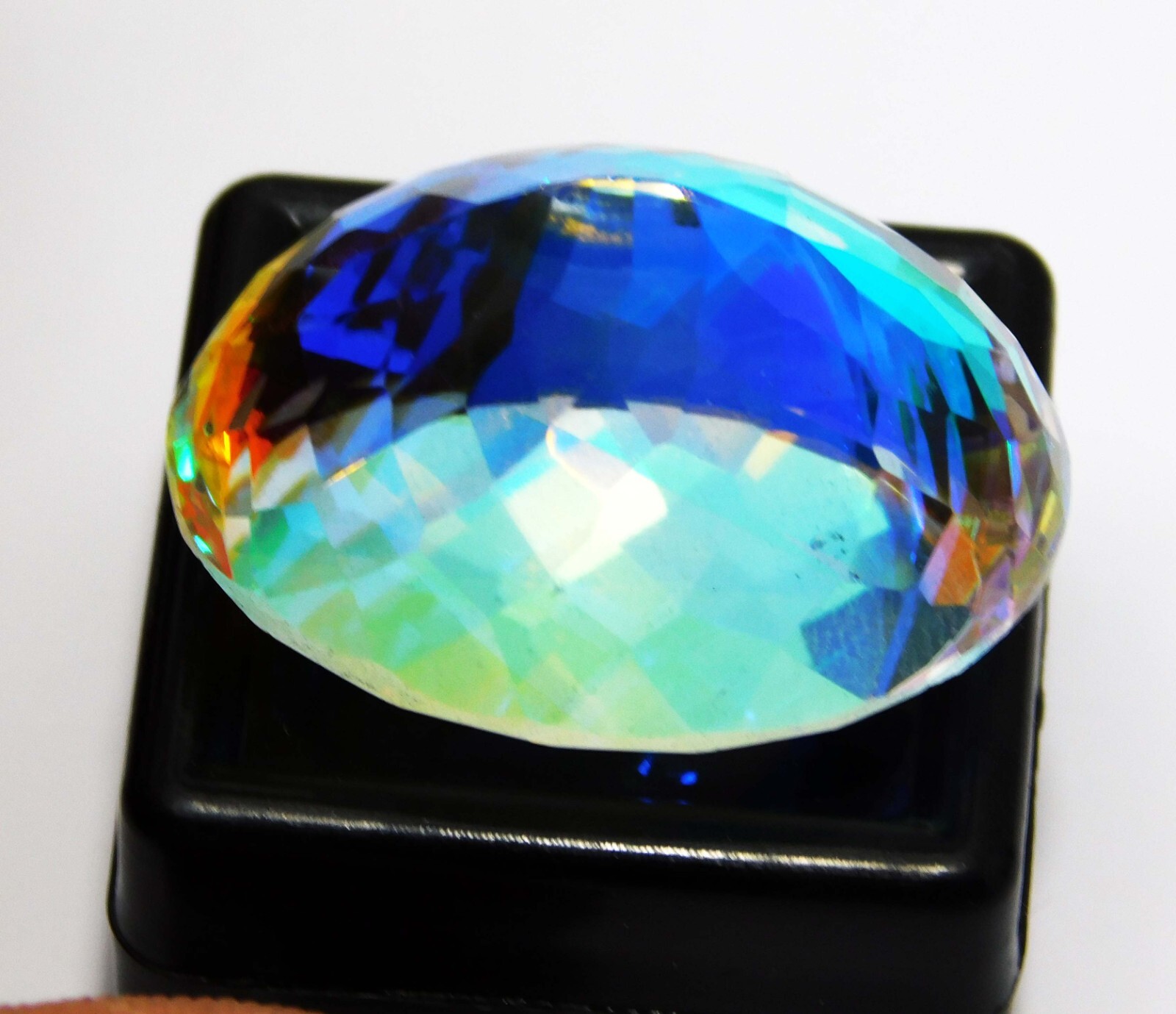 Certified 68.60 Cts Natural Oval Cut Brazilian Mystic Topaz Loose Gemstone