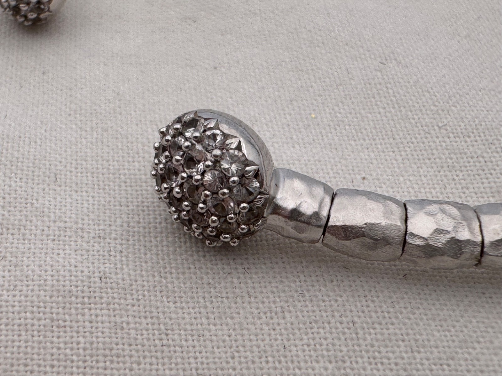 Beautiful Gabriel & Co. Sterling & Stainless Steel Designer Cuff Bracelet YM-21