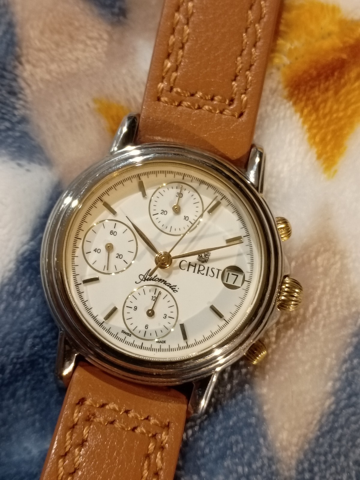 Christ Emotion Valjoux 7750 Chronograph Ref. 3168 Stunning!!!