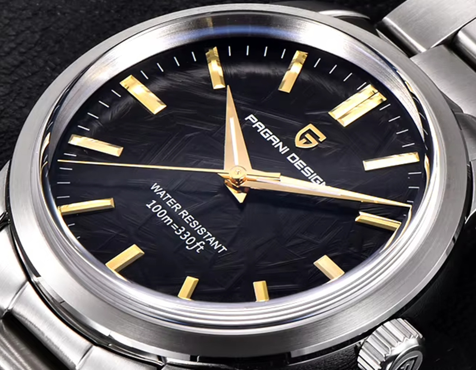 Pagani Design 1734 40mm Luxurious Dress Meteorite Dial Sapphire 10ATM Seiko VH31