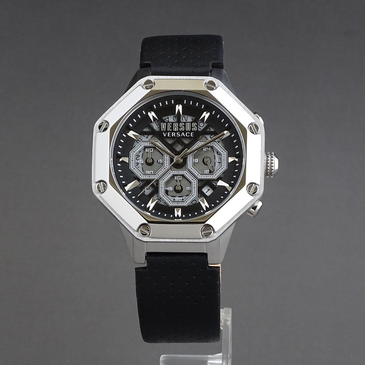 NEW Versus Versace Men’s Watch 45mm Octagonal Waterproof