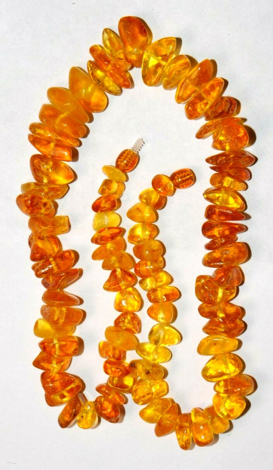 ✅51 cm =46gr RUSSIAN SOVIET BALTIC AMBER BEAD NECKLACE 琥珀 BRACELET STONE PENDANT