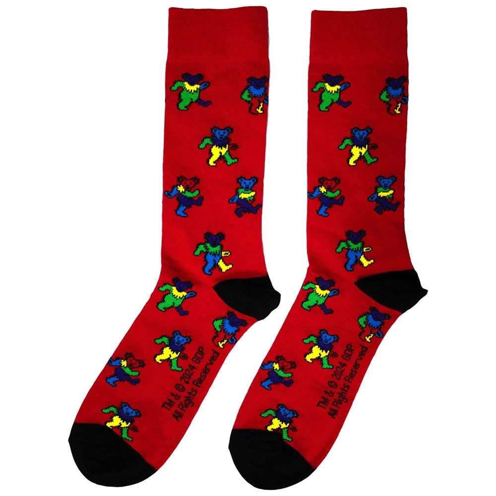 Rock Off officially licensed products Grateful Dead Dancing Bears Small, Red