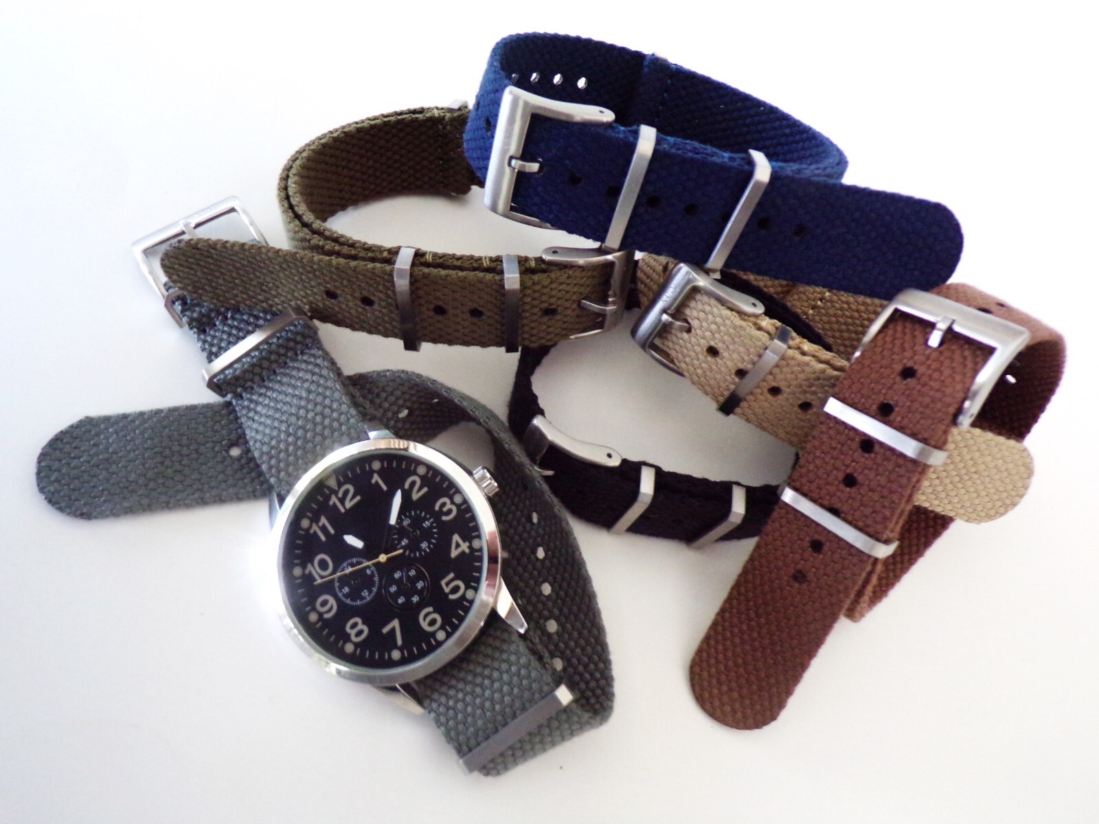 NATO® Hemp Eco Friendly Heavy Nylon Watch strap Breathable Ultra Soft Flexible