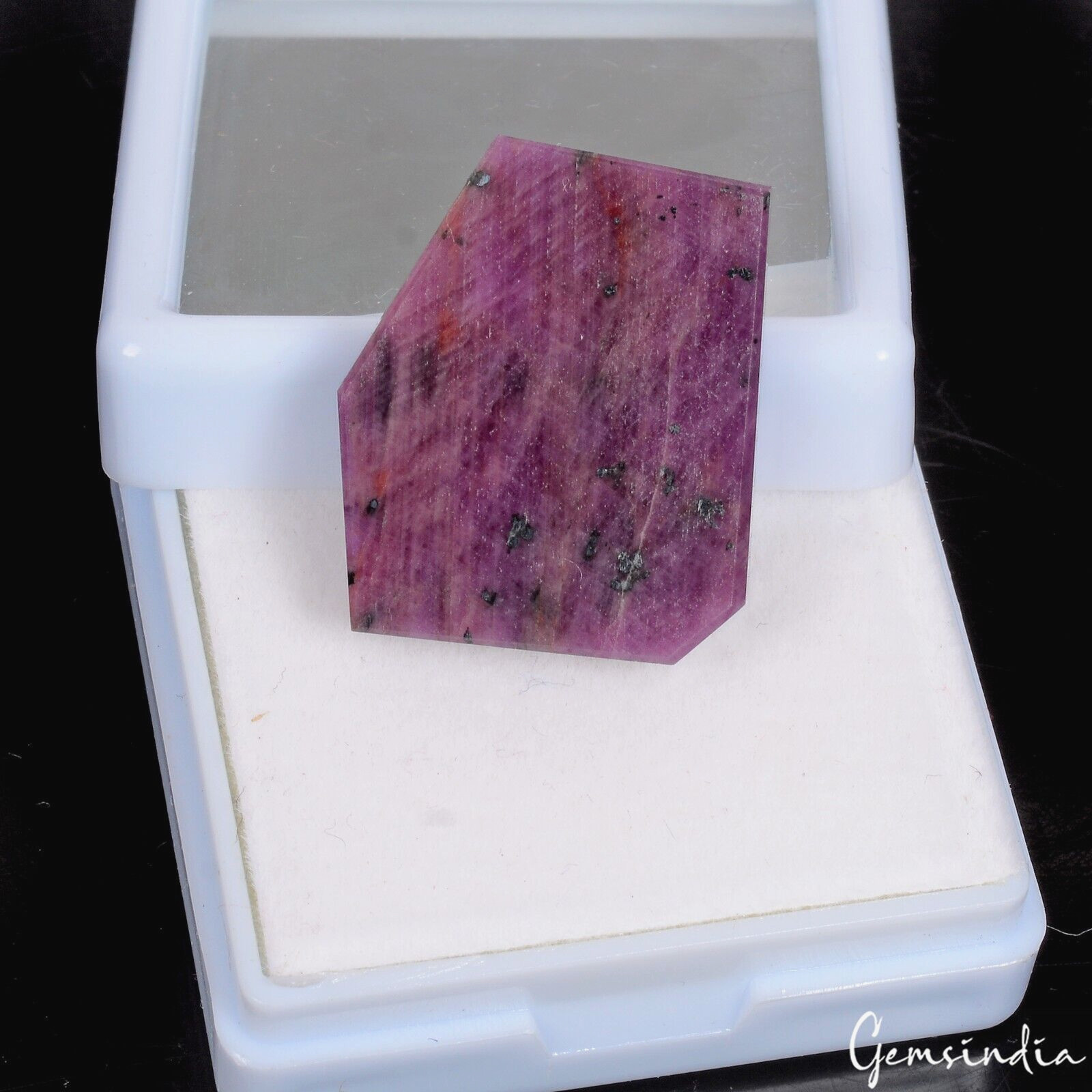 46.60 Ct Natural Red Ruby HUGE ROUGH Earth Mined GTL CERTIFIED Loose Gemstone