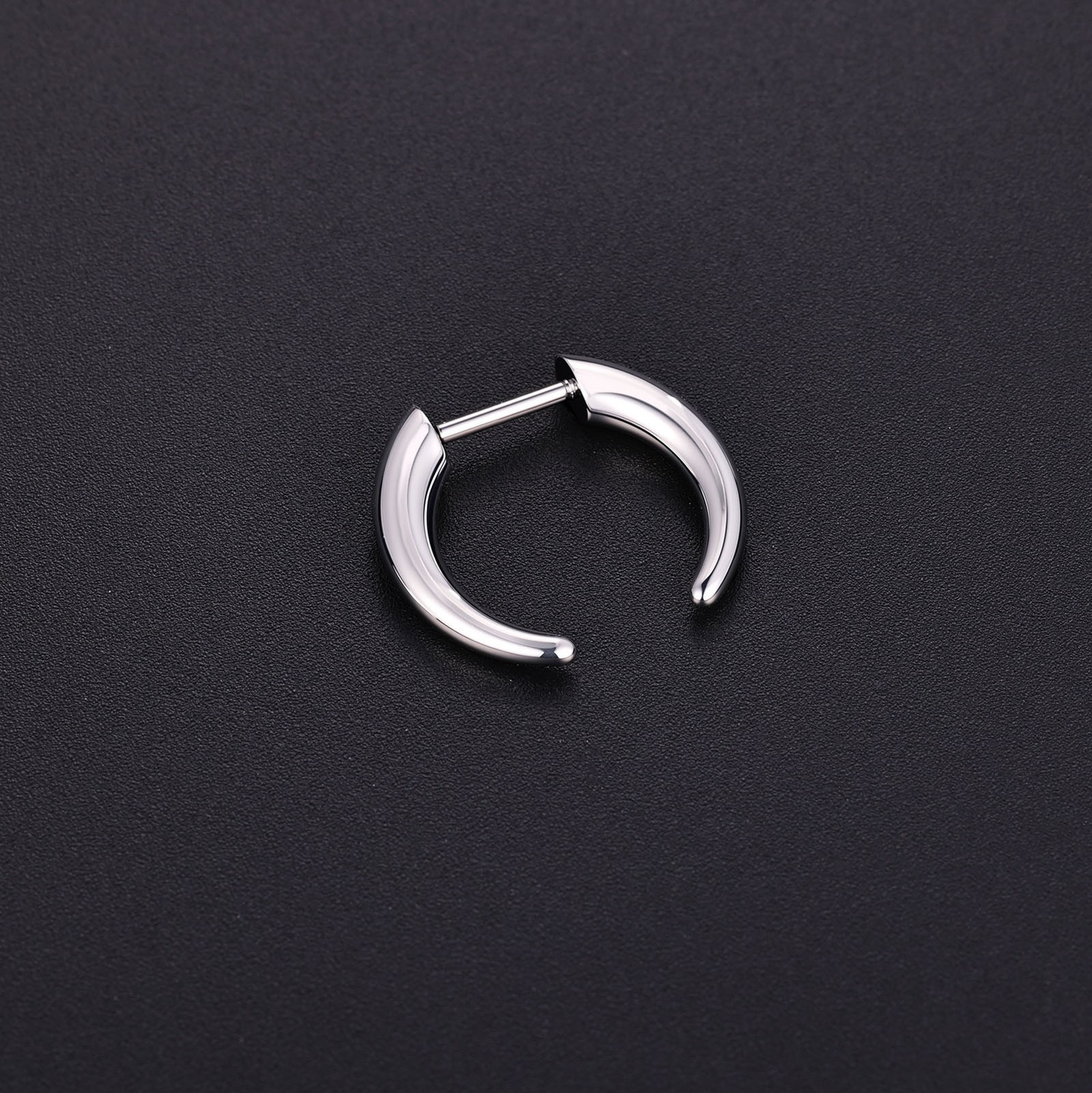 16G Stainless Steel Nose Rings Threadless Push-in Septum Piercing Body Jewelry