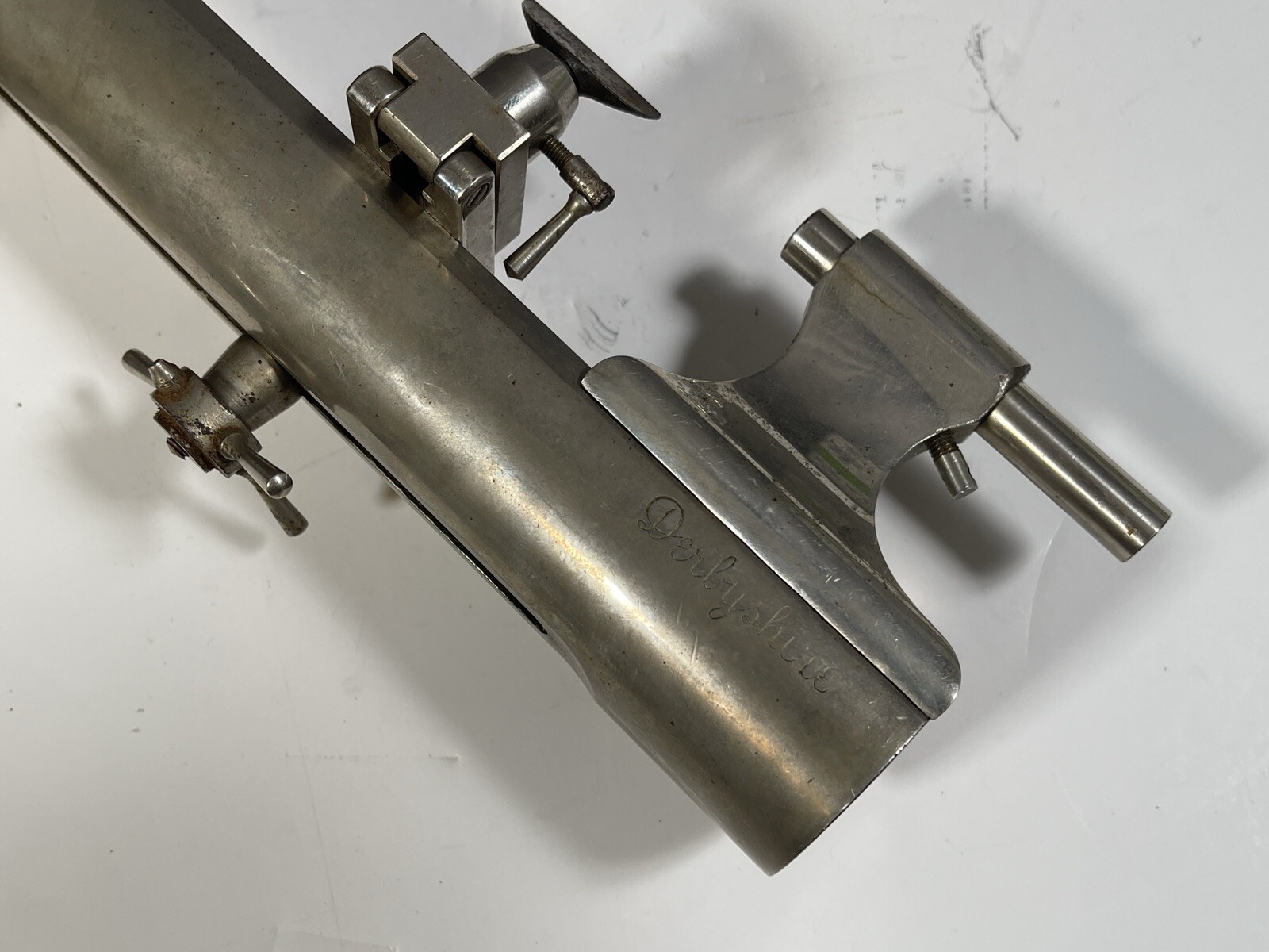 Derbyshire Watchmaker Lathe, Hard, 8mm with Hamilton Beach Motor (Read)