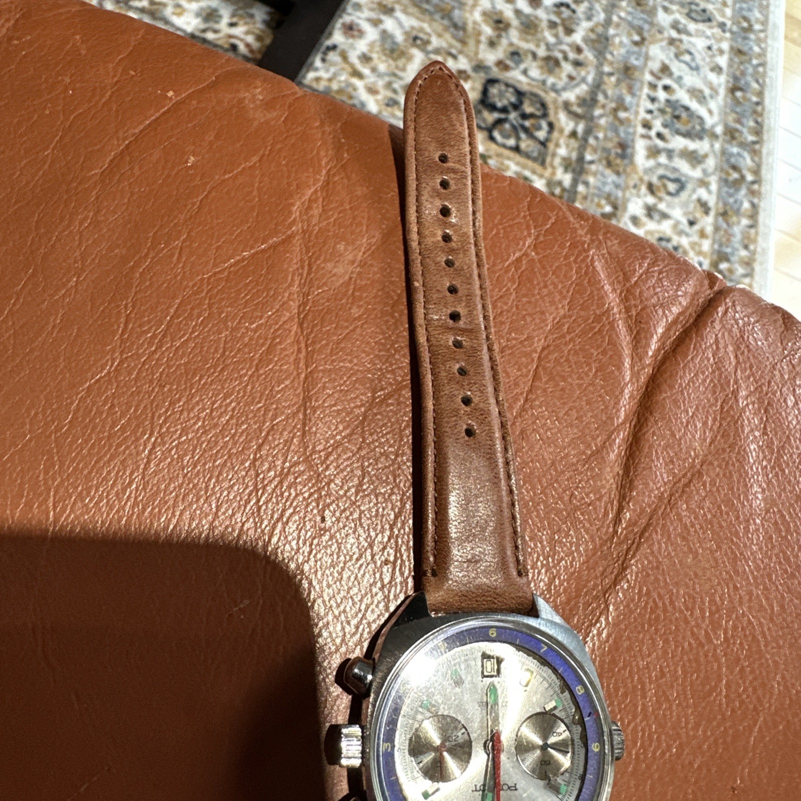 POLJOT 3133 Sturmanskie USSR Soviet Mechanical Chronograph Watch Serviced