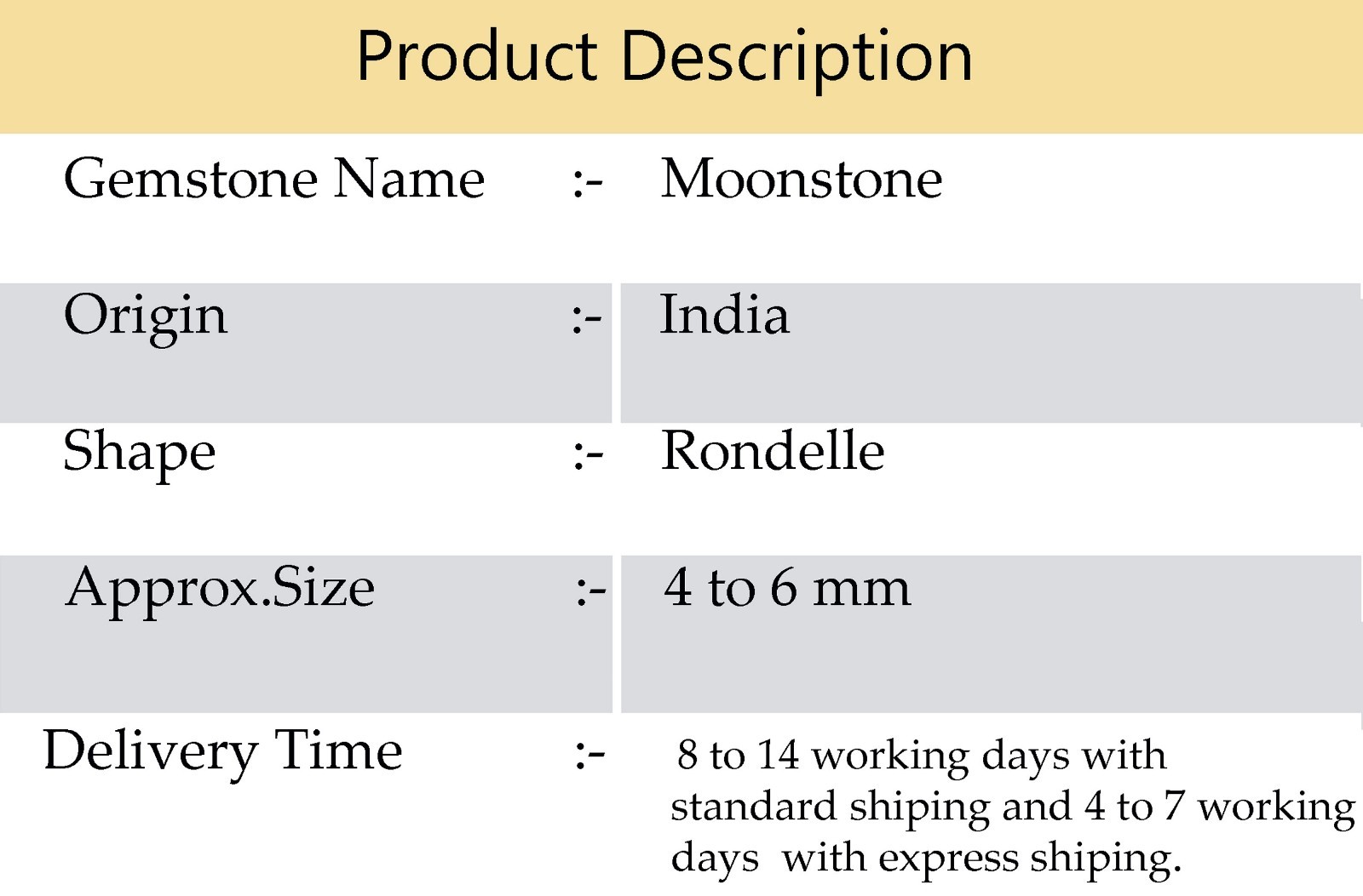 India Rainbow Fire Moonstone 4-6mm Faceted Rondelle Beads Necklace 16” Gem
