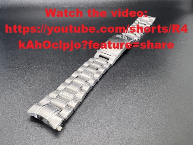 Aftermarket 20mm SS Bracelet For Omega Speedmaster – Watch the Video!
