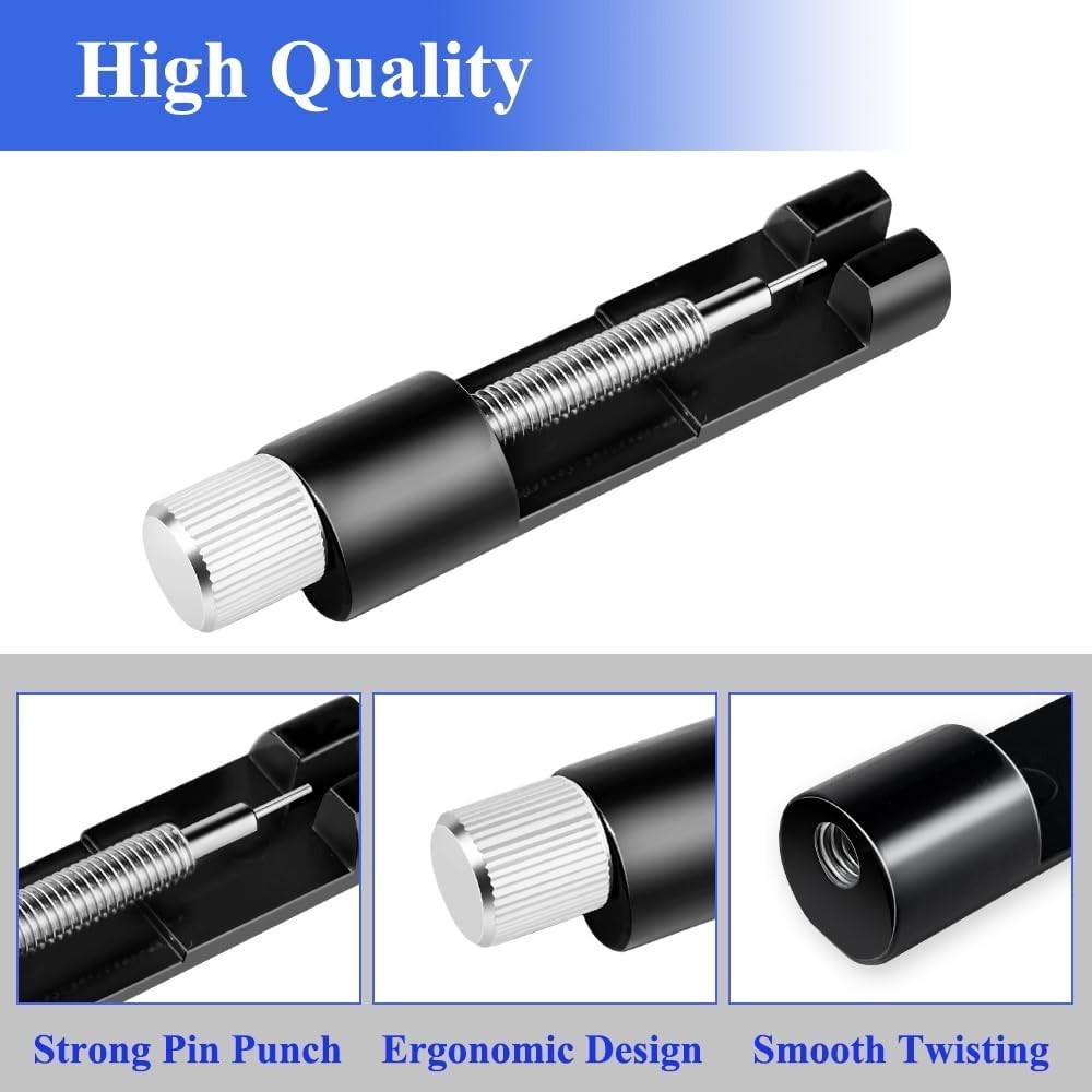 Easy-to-Use Watch Link Removal Kit – Tool, Pins & Spring Bars for Watch Lovers