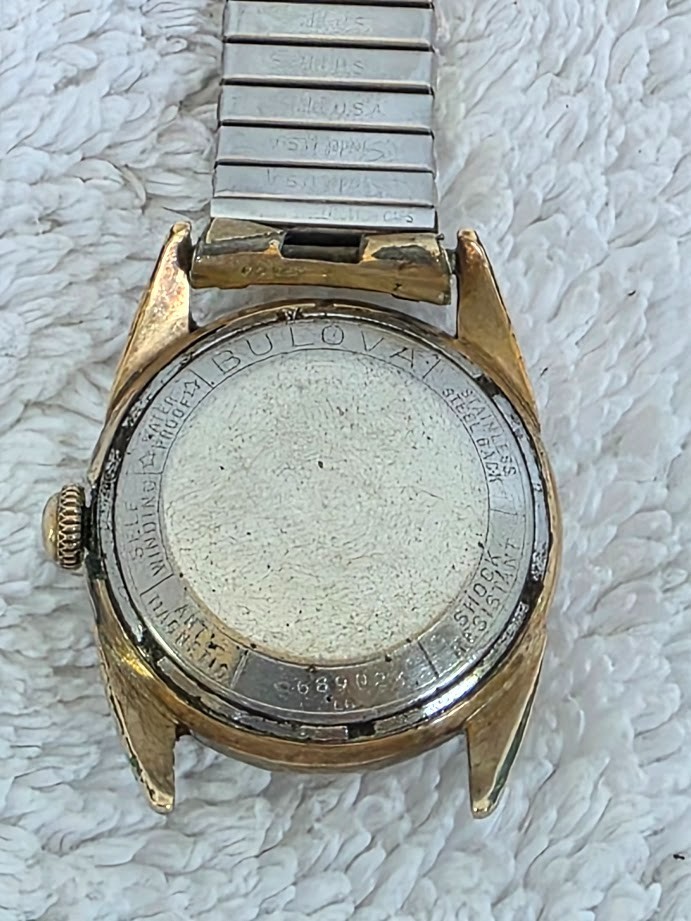 1956 MEN’S BULOVA L6 AUTOMATIC WINDING WRISTWATCH – FOR PARTS OR REPAIR