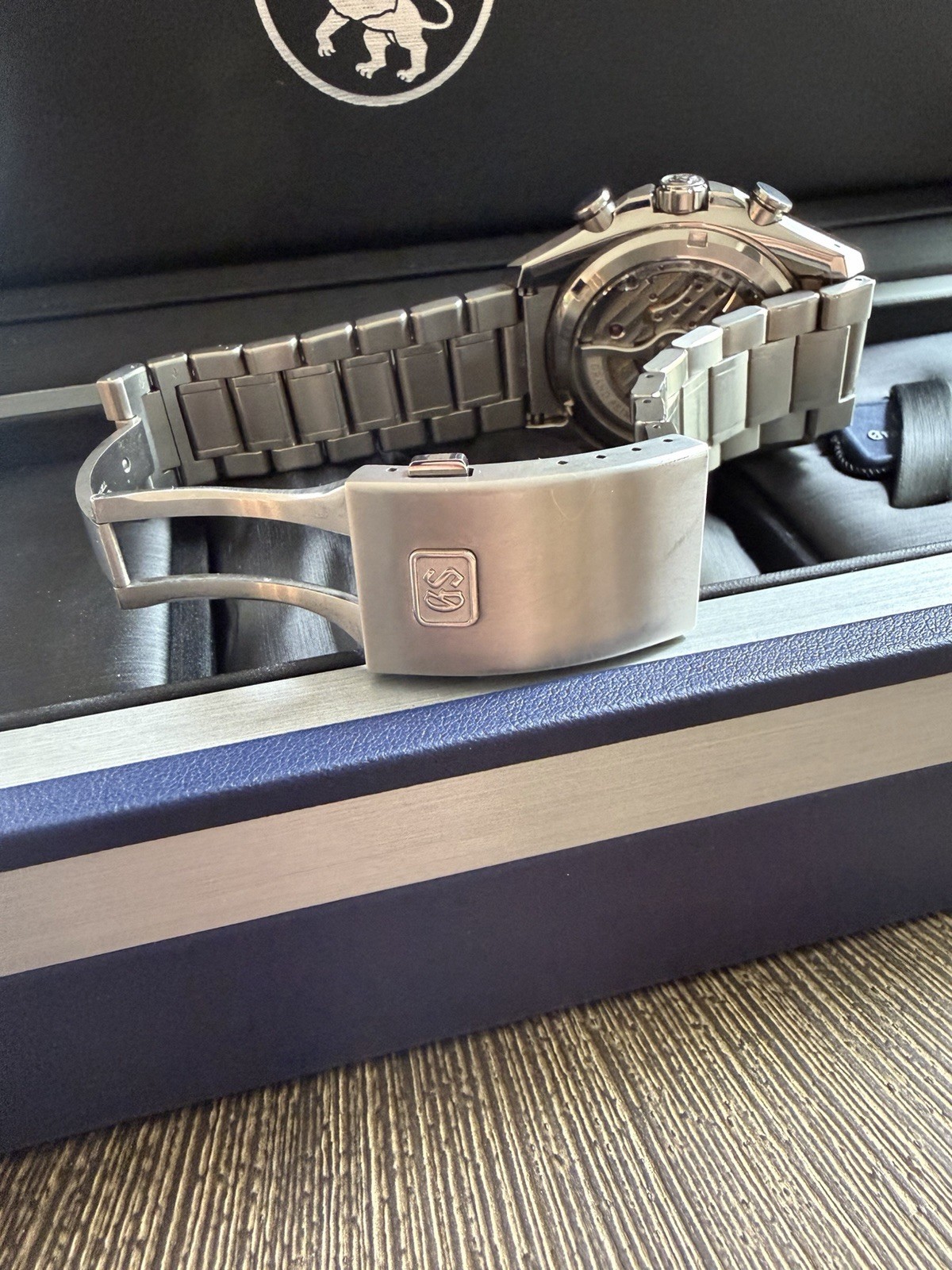 Grand Seiko Tentagraph Chronograph SLGC001 Evolution 9 Hi-Beat with box/papers