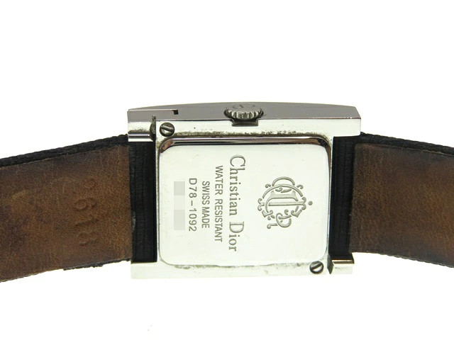 No Maintenance Dior Watch Maris D78 109 Wristwatch Stainless Steel Leather Nylon