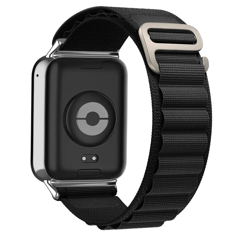 Weave Nylon Wristband Strap for Xiaomi MiBand 8 9 Pro Red Mi Watch 4 Fabric Band