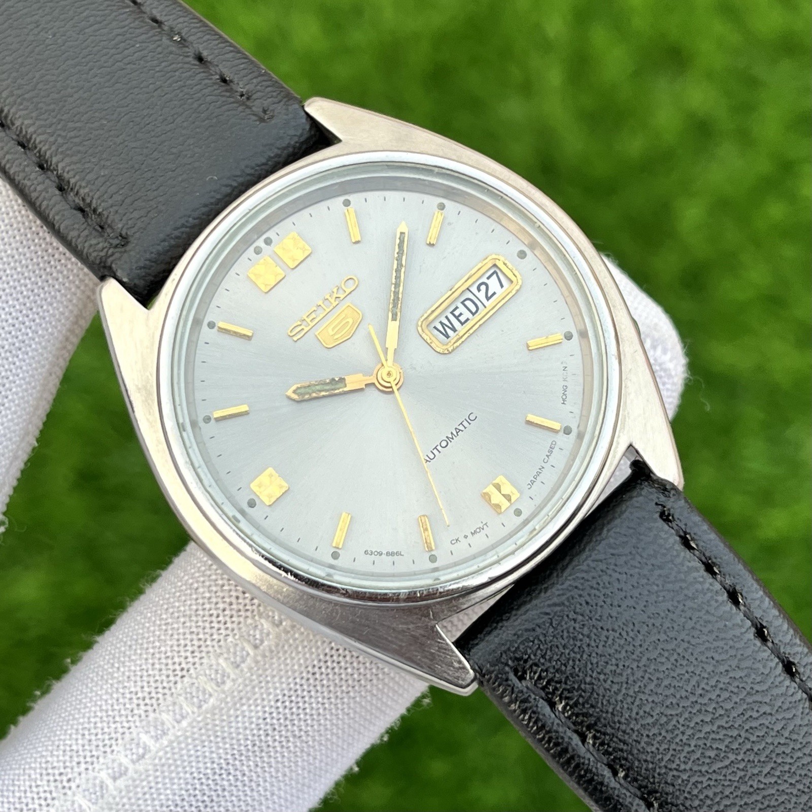Vintage Seiko 5 Dress Formal Automatic Japan Made Men’s Watch Cal 6309