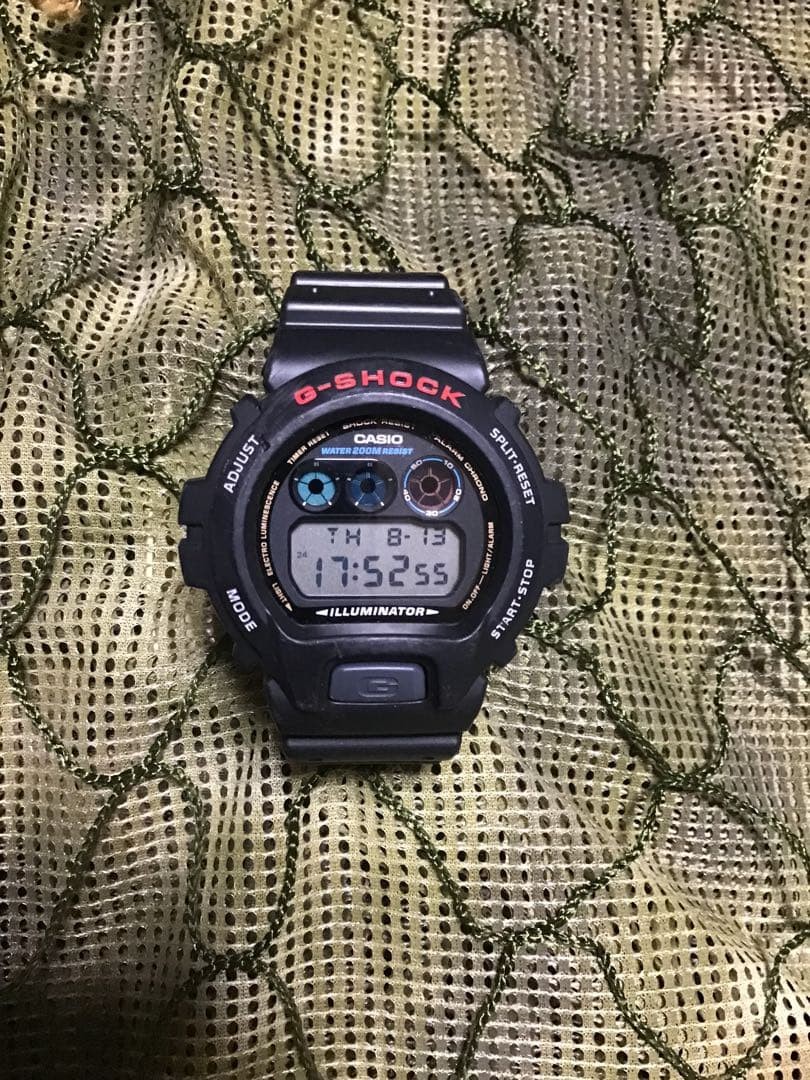 US military-issue CASIO G-SHOCK (DW-6900) wristwatch, 93 pieces, used.