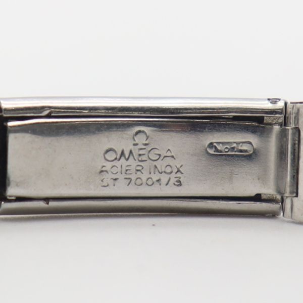 OMEGA Genuine Band 7001/3 Women’s Wristwatch Parts Silver Color 12mm 1 Piece