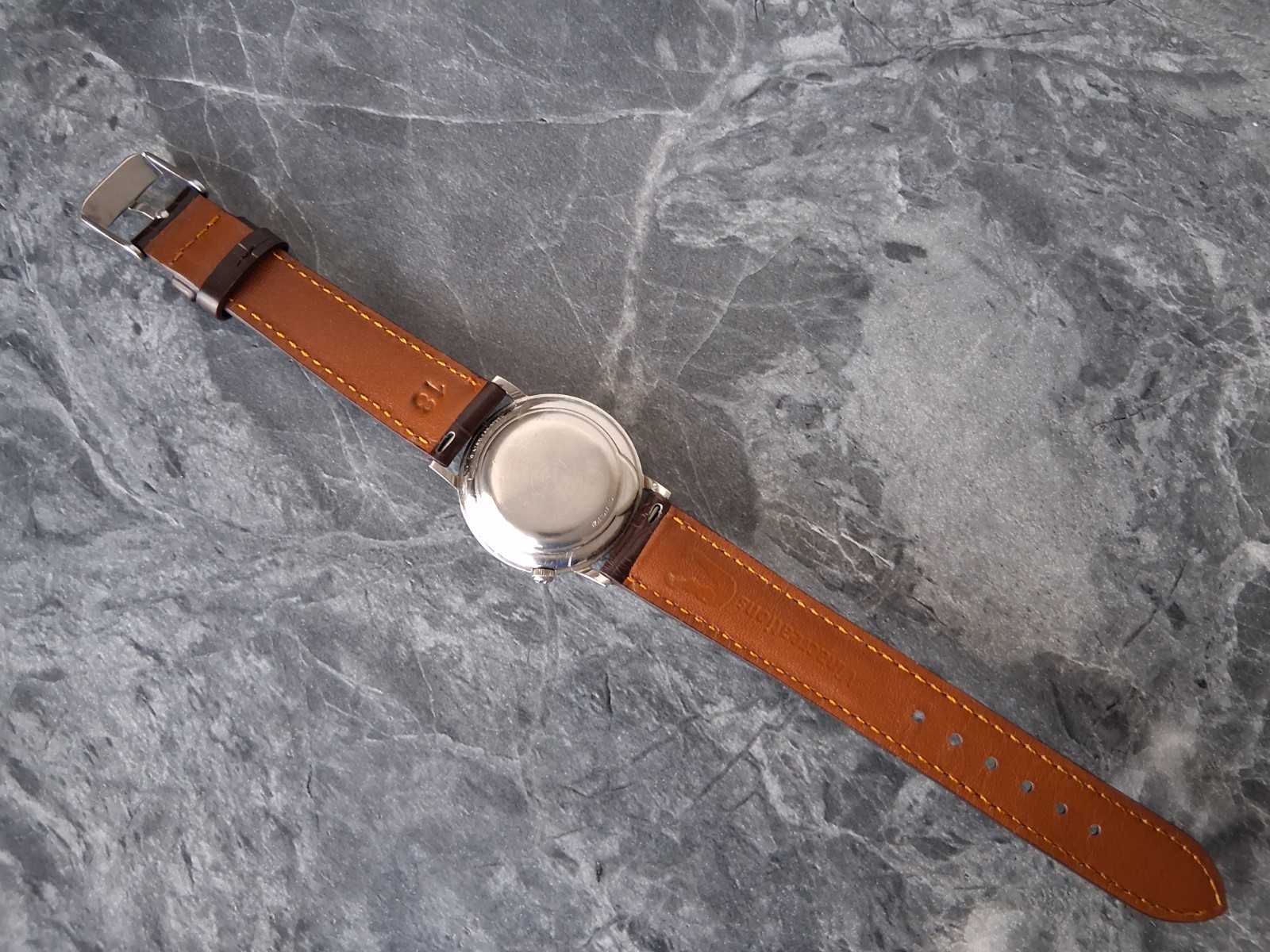 Serviced 1964 Hamilton Electric Nautilus 503 Men’s Vintage Watch New Crocodile