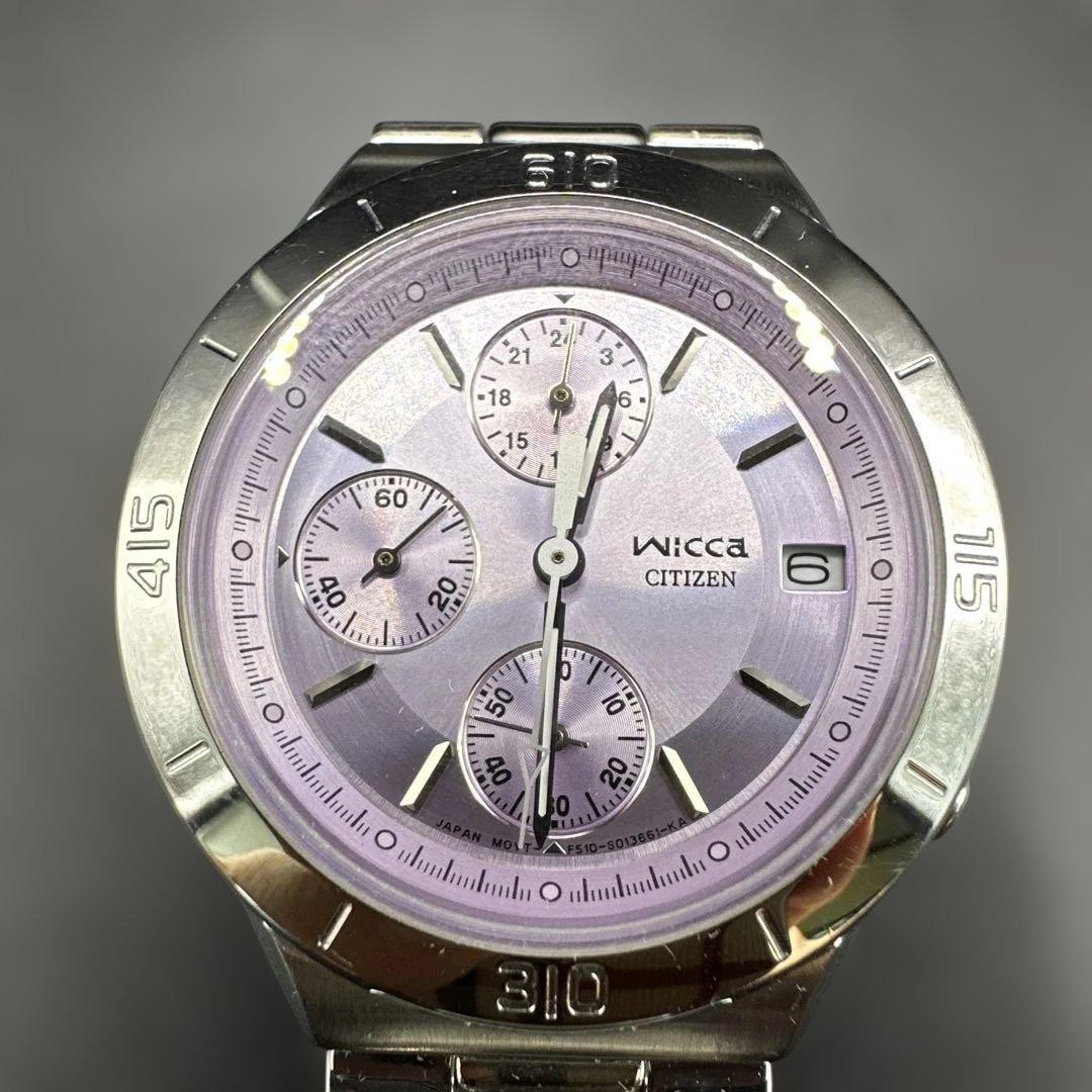 CITIZEN Wicca watch F510-S007305 light purple dial