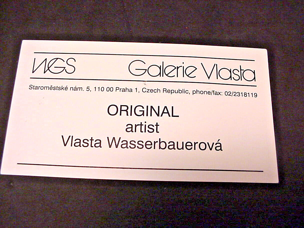 Vlasta Wasserbauerova Original Woven Necklace w/ Optional Pendant Czech