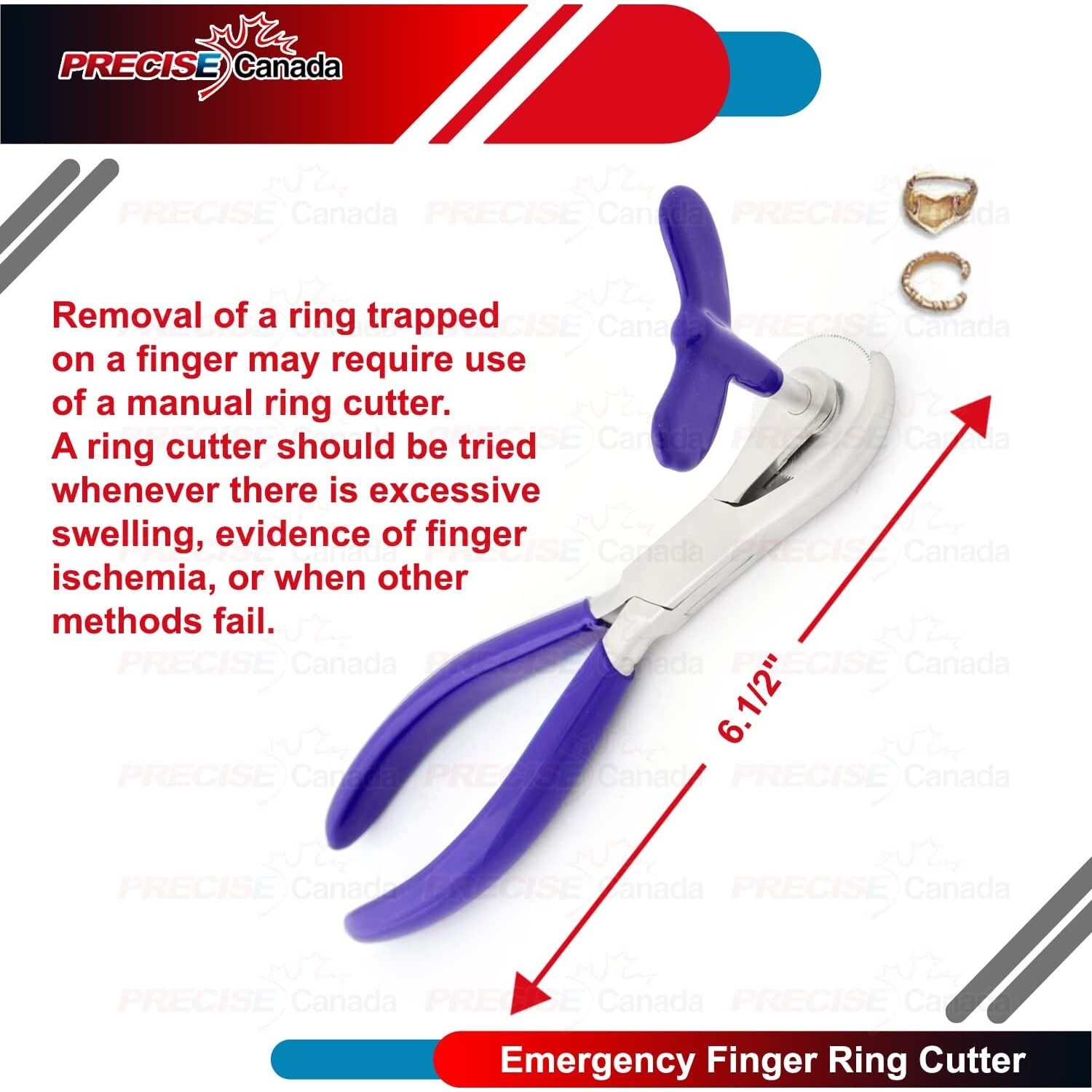 PVC Finger Ring Band Removing Emergency First Aid Tool Sawing Cutter Pliers New