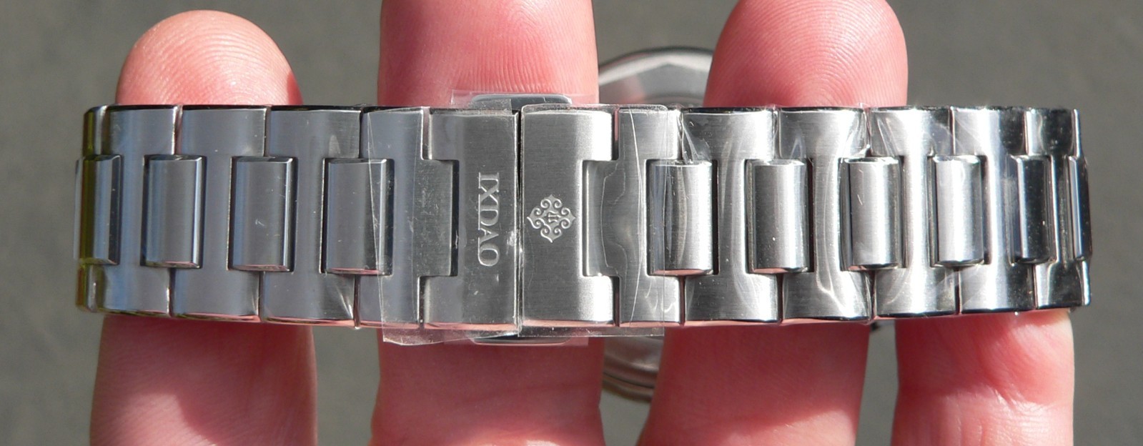 New IXDAO Warrior watch, mother of pearl dial, Miyota 9015 automatic, sapphire