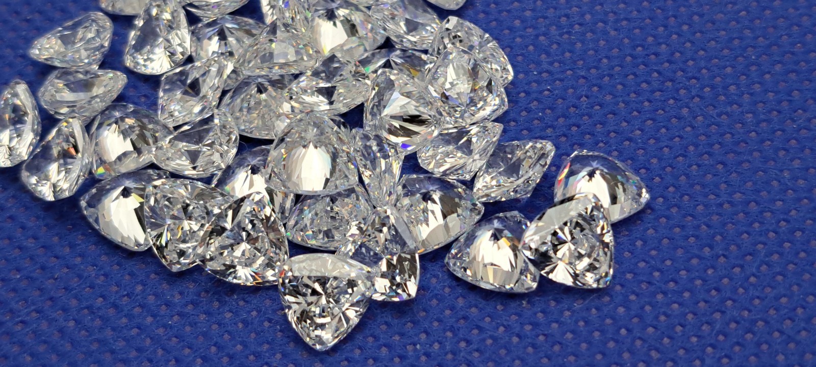 10 pieces 8.0mm Trillion Triangle Cut Cubic Zirconia Very Good