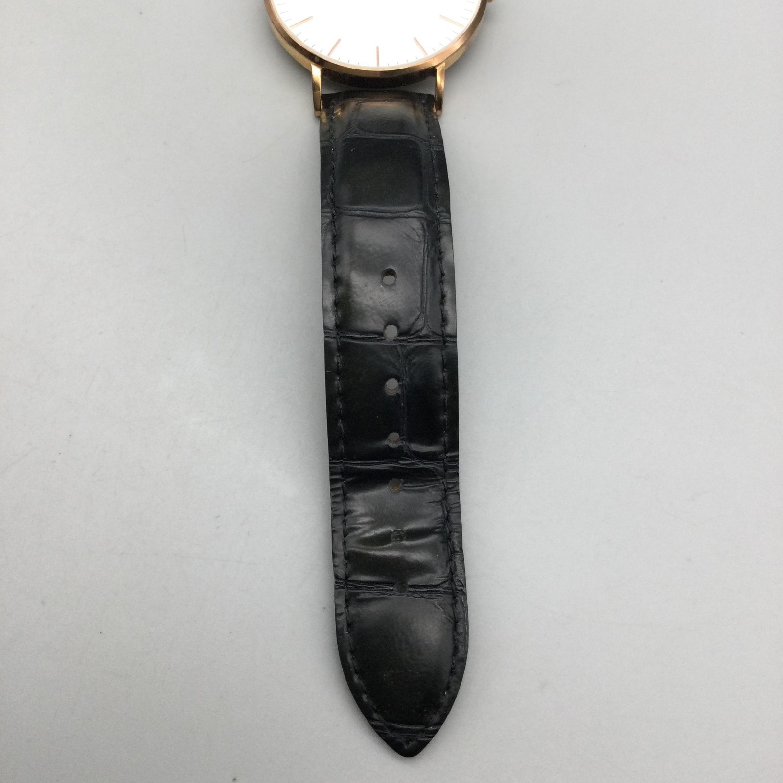Daniel Wellington Classic B3BR4 Womens Watch 36mm Gold Tone Leather New Battery