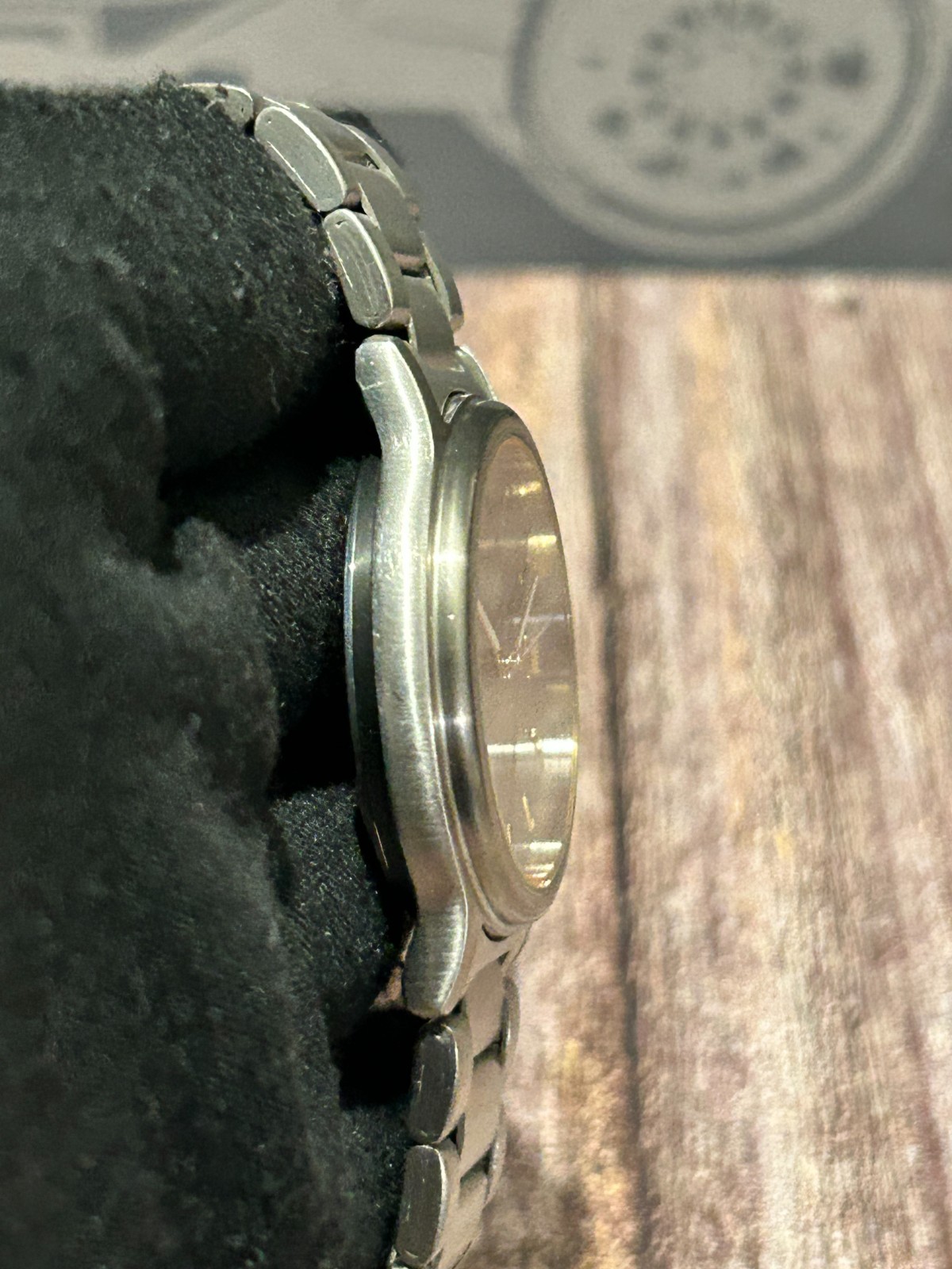 Vintage Seiko Spirit Titanium 7N42-8060 Quartz Gray Dial Japan Men’s Watch b393