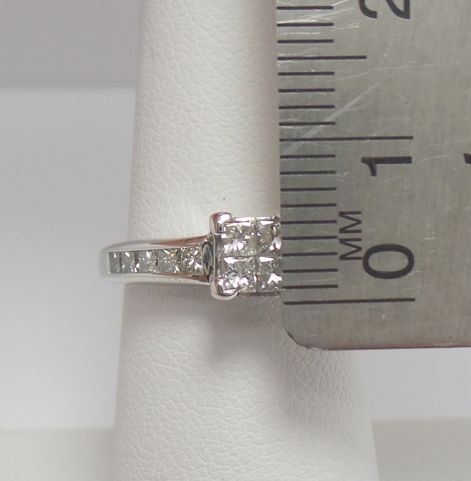 3/4CT Natural Diamond Engagement Wedding Anniversary Bridal Ring 14K White Gold